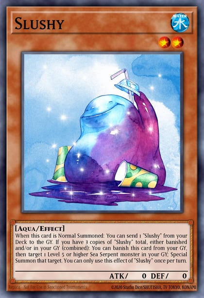 Slushy (Platinum Secret Rare), Quarter Century Stampede RA04-EN196