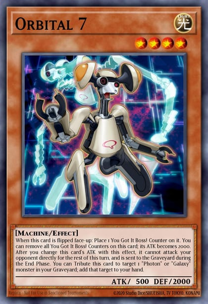 Orbital 7 (Platinum Secret Rare), Quarter Century Stampede RA04-EN197