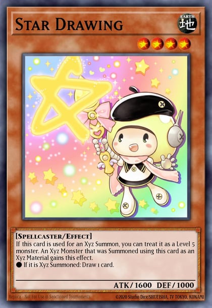 Star Drawing (Platinum Secret Rare), Quarter Century Stampede RA04-EN199