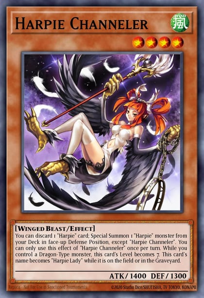 Harpie Channeler (Quarter Century Secret Rare), Quarter Century Stampede RA04-EN207