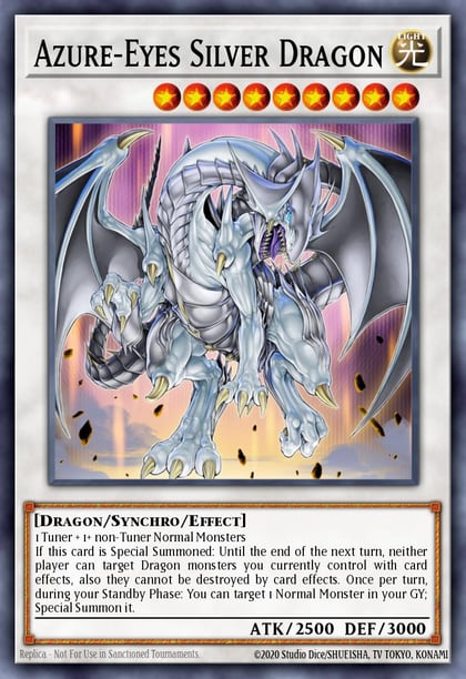 Azure-Eyes Silver Dragon (Platinum Secret Rare), Quarter Century Stampede RA04-EN208