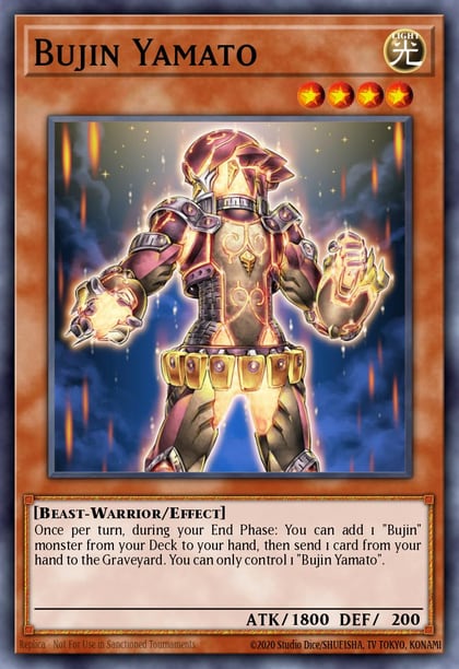 Bujin Yamato (Platinum Secret Rare), Quarter Century Stampede RA04-EN209