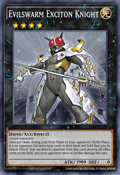 Evilswarm Exciton Knight (Platinum Secret Rare), Quarter Century Stampede RA04-EN212