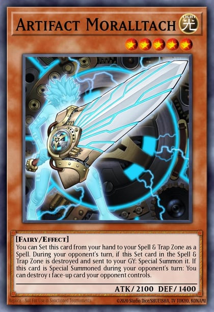 Artifact Moralltach (Quarter Century Secret Rare), Quarter Century Stampede RA04-EN214