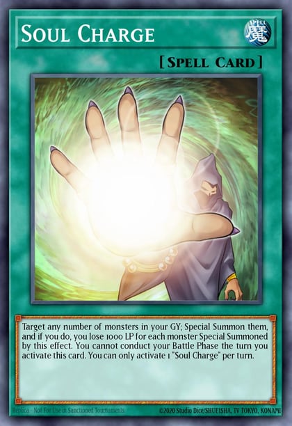 Soul Charge (Quarter Century Secret Rare), Quarter Century Stampede RA04-EN222