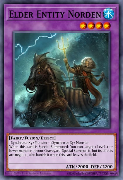 Elder Entity Norden (Platinum Secret Rare), Quarter Century Stampede RA04-EN226