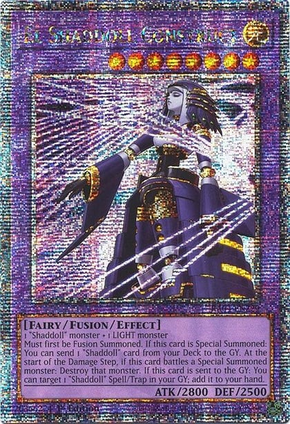 El Shaddoll Construct (Quarter Century Secret Rare) (Alternate Art), Quarter Century Stampede RA04-EN229