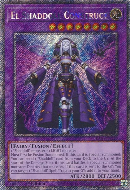 El Shaddoll Construct (Platinum Secret Rare), Quarter Century Stampede RA04-EN229