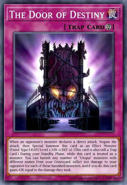 The Door of Destiny (Platinum Secret Rare), Quarter Century Stampede RA04-EN240