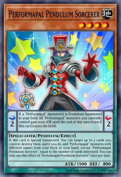 Performapal Pendulum Sorcerer (Platinum Secret Rare), Quarter Century Stampede RA04-EN242