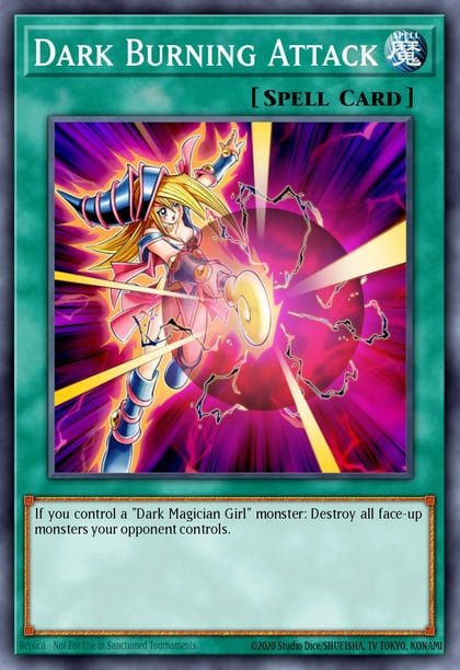Dark Burning Attack (Platinum Secret Rare), Quarter Century Stampede RA04-EN245