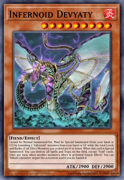 Infernoid Devyaty (Platinum Secret Rare), Quarter Century Stampede RA04-EN248