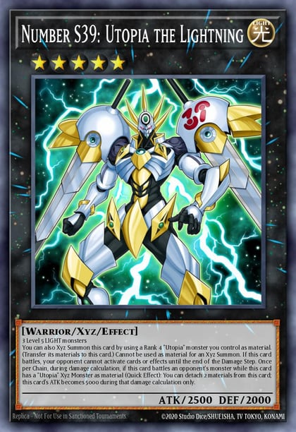 Number S39: Utopia the Lightning (Quarter Century Secret Rare), Quarter Century Stampede RA04-EN251