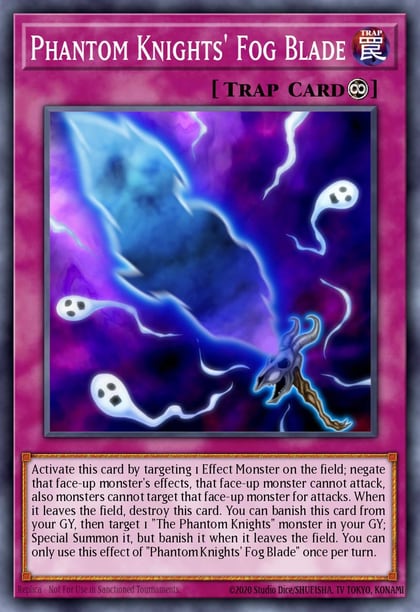 Phantom Knights' Fog Blade (Platinum Secret Rare), Quarter Century Stampede RA04-EN264