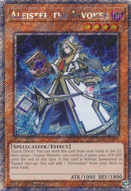 Aleister the Invoker (Platinum Secret Rare), Quarter Century Stampede RA04-EN278