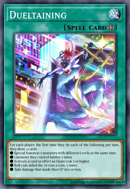 Dueltaining (Quarter Century Secret Rare), Quarter Century Stampede RA04-EN286