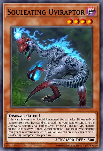 Souleating Oviraptor (Platinum Secret Rare), Quarter Century Stampede RA04-EN288