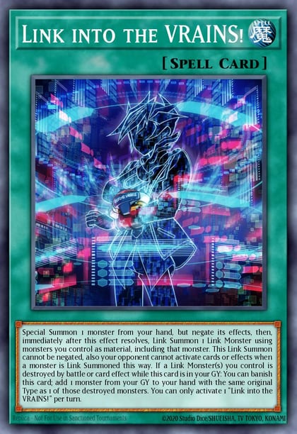 Link into the VRAINS! (Platinum Secret Rare), Quarter Century Stampede RA04-EN294