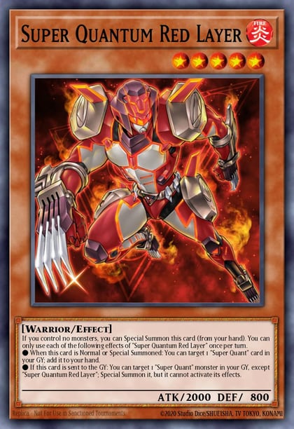 Super Quantum Red Layer (Secret Rare), Rarity Collection 5 RA05-EN008