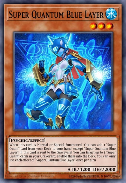 Super Quantum Blue Layer (Collector's Rare), Rarity Collection 5 RA05-EN009