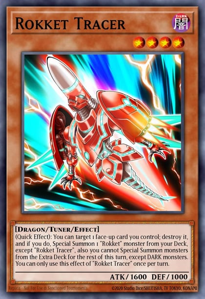 Rokket Tracer (Ultimate Rare), Rarity Collection 5 RA05-EN015