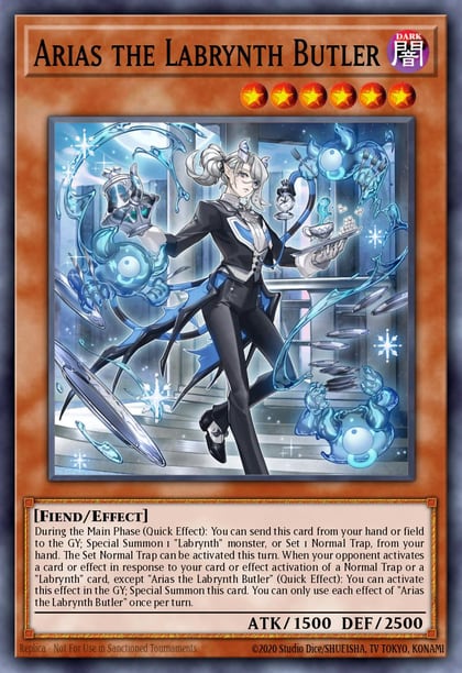 Arias the Labrynth Butler (Collector's Rare), Rarity Collection 5 RA05-EN028