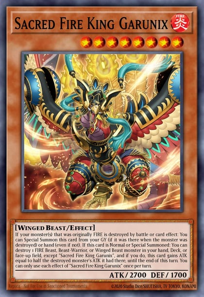 Sacred Fire King Garunix (Ultra Rare), Rarity Collection 5 RA05-EN031