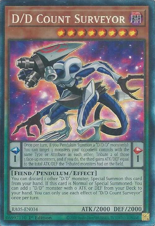 D/D Count Surveyor (Collector's Rare), Rarity Collection 5 RA05-EN034