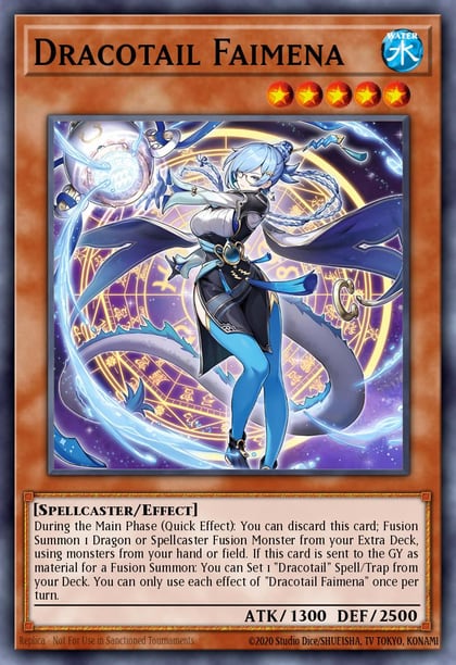 Dracotail Faimena (Ultra Rare), Rarity Collection 5 RA05-EN035