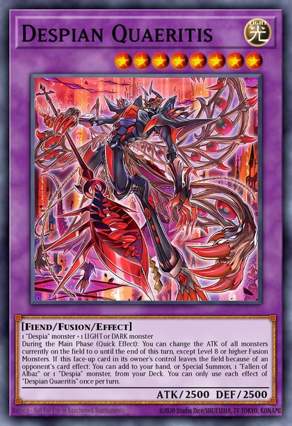 Despian Quaeritis (Ultimate Rare), Rarity Collection 5 RA05-EN036