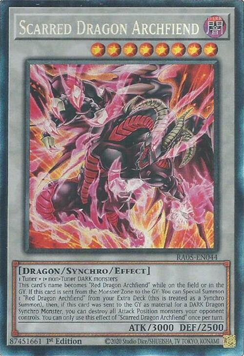 Scarred Dragon Archfiend (Collector's Rare), Rarity Collection 5 RA05-EN044
