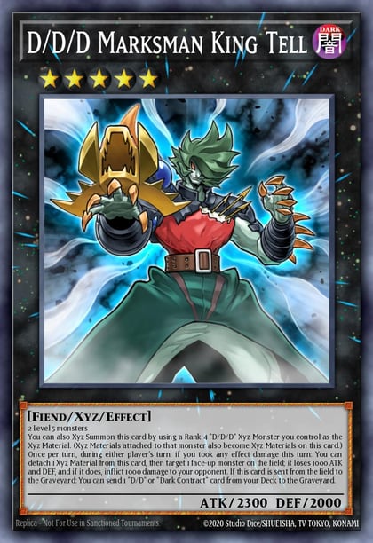 D/D/D Marksman King Tell (Secret Rare), Rarity Collection 5 RA05-EN047