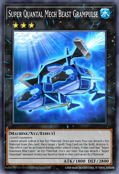 Super Quantal Mech Beast Grampulse (Platinum Secret Rare), Rarity Collection 5 RA05-EN048