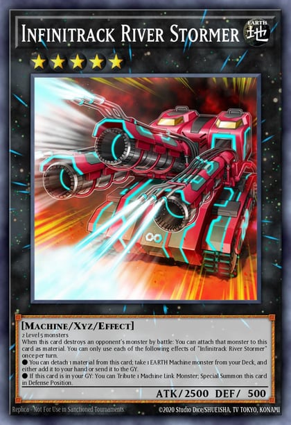 Infinitrack River Stormer (Secret Rare), Rarity Collection 5 RA05-EN049