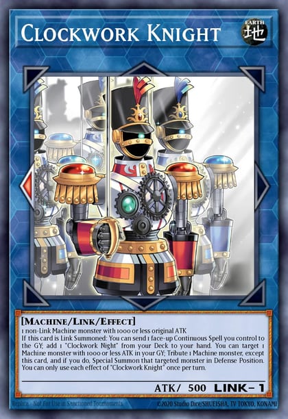 Clockwork Knight (Platinum Secret Rare), Rarity Collection 5 RA05-EN058