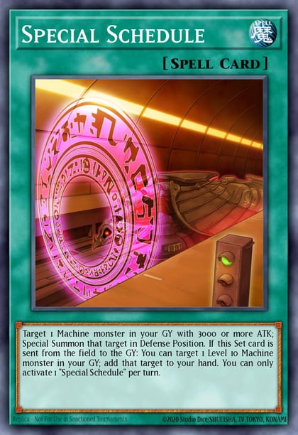 Special Schedule (Secret Rare), Rarity Collection 5 RA05-EN060