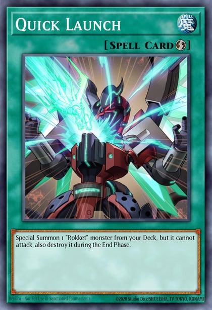 Quick Launch (Platinum Secret Rare), Rarity Collection 5 RA05-EN062