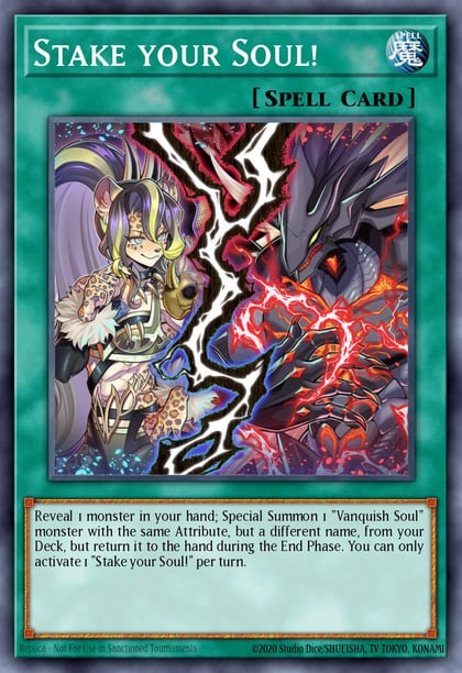 Stake your Soul! (Secret Rare), Rarity Collection 5 RA05-EN069