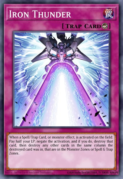 Iron Thunder (Platinum Secret Rare), Rarity Collection 5 RA05-EN079