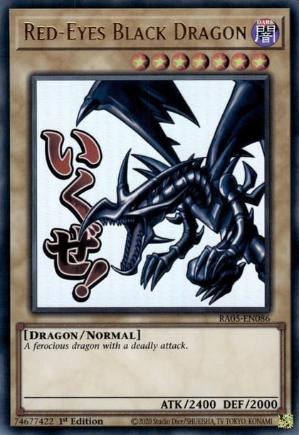 Red-Eyes Black Dragon, Rarity Collection 5 RA05-EN086
