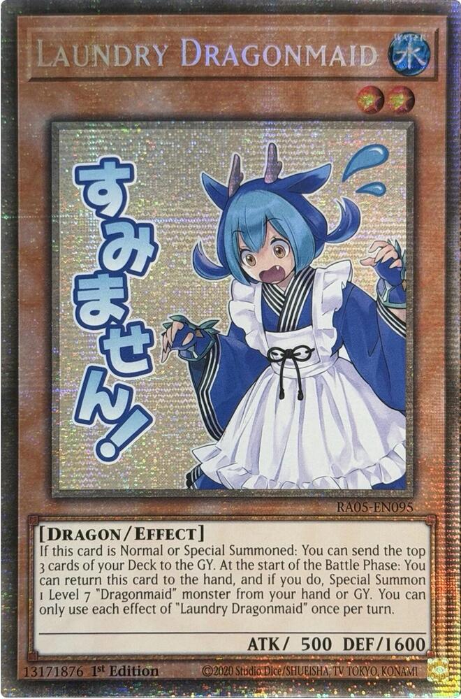 Laundry Dragonmaid (Starlight Rare), Rarity Collection 5 RA05-EN095