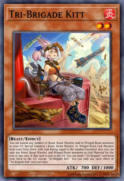 Tri-Brigade Kitt, Rarity Collection 5 RA05-EN098