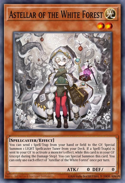 Astellar of the White Forest, Rarity Collection 5 RA05-EN100