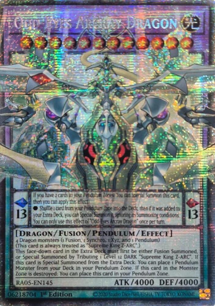 Odd-Eyes Arcray Dragon (Starlight Rare), Rarity Collection 5 RA05-EN145