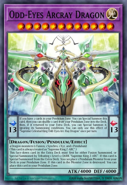 Odd-Eyes Arcray Dragon (Starlight Rare), Rarity Collection 5 RA05-EN145