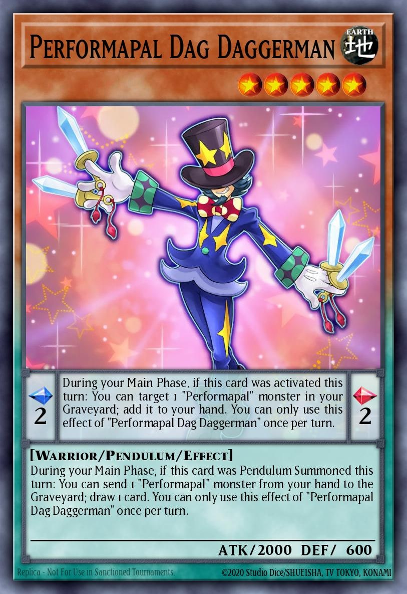 Performapal Dag Daggerman, Raging Tempest RATE-EN003