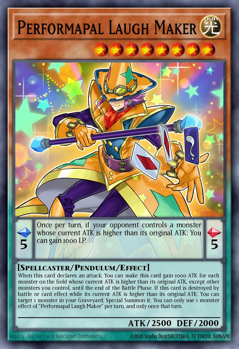 Performapal Laugh Maker, Raging Tempest RATE-EN004