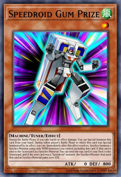Speedroid Gum Prize, Raging Tempest RATE-EN005