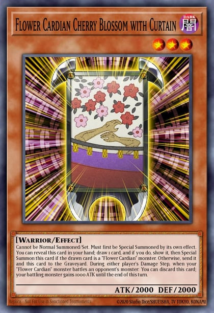 Flower Cardian Cherry Blossom with Curtain, Raging Tempest RATE-EN012