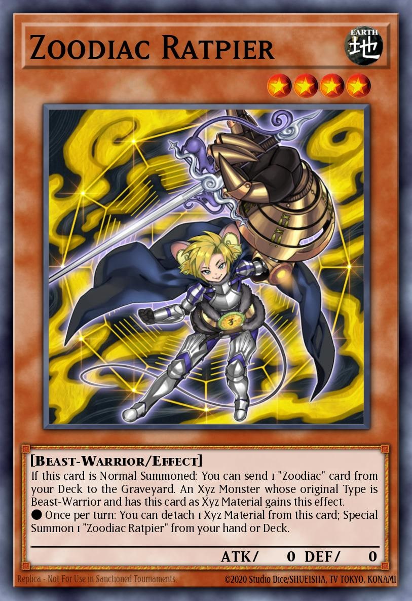 Zoodiac Ratpier, Raging Tempest RATE-EN014